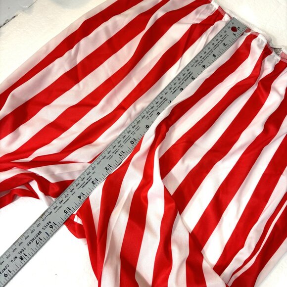 Pirate red white stripe Polyester  Pants Disguise NWOT - Picture 4 of 6